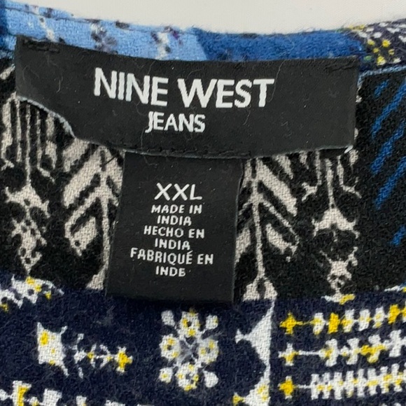 Nine West Jeans Bohemian style Women’s Blouse - Picture 3 of 6